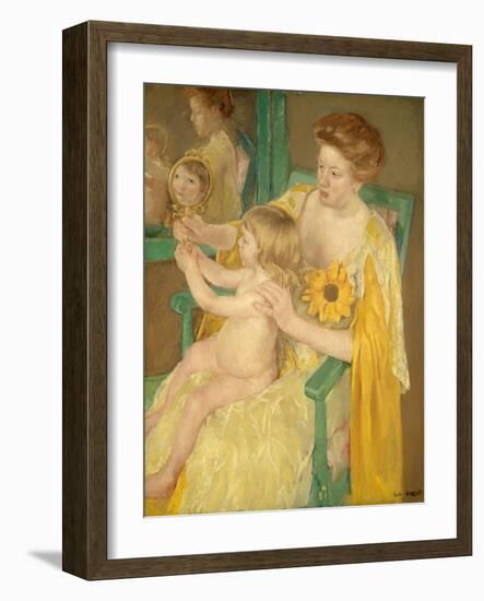 Mother and Child, 1905-Mary Cassatt-Framed Art Print