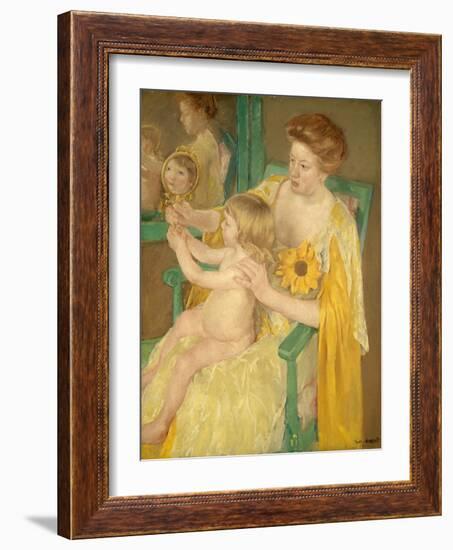 Mother and Child, 1905-Mary Cassatt-Framed Art Print