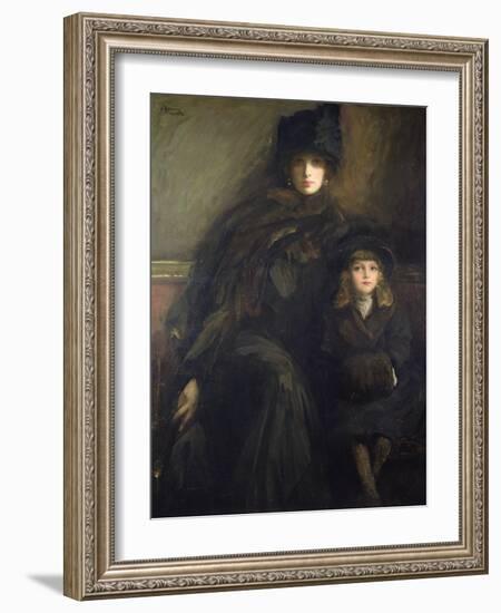 Mother and Child, 1909-Sir John Lavery-Framed Giclee Print