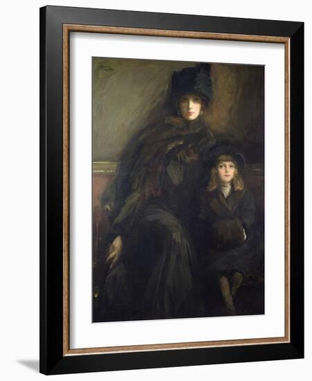 Mother and Child, 1909-Sir John Lavery-Framed Giclee Print