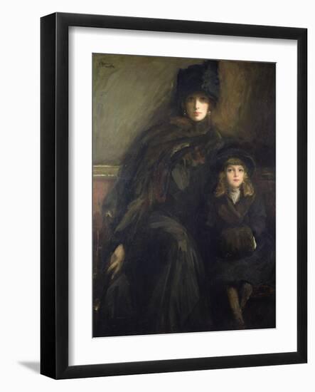 Mother and Child, 1909-Sir John Lavery-Framed Giclee Print