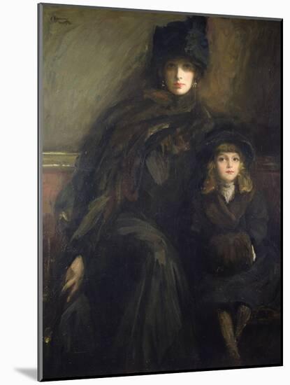 Mother and Child, 1909-Sir John Lavery-Mounted Giclee Print