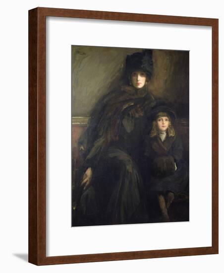 Mother and Child, 1909-Sir John Lavery-Framed Giclee Print