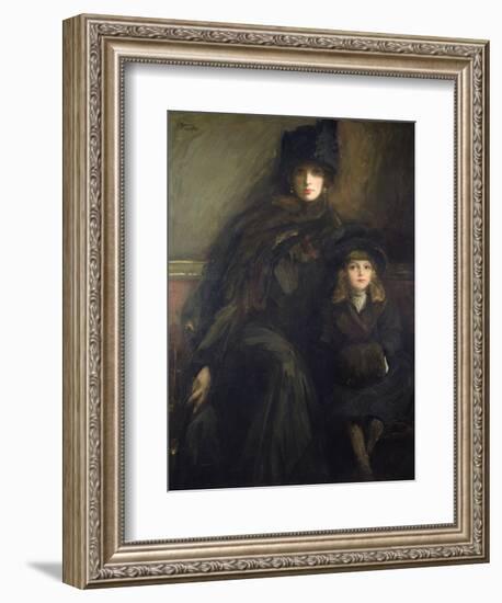 Mother and Child, 1909-Sir John Lavery-Framed Giclee Print