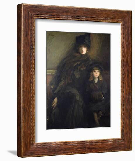 Mother and Child, 1909-Sir John Lavery-Framed Giclee Print