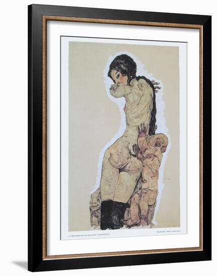 Mother and Child, 1910-Egon Schiele-Framed Art Print