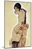 Mother and Child, 1910-Egon Schiele-Mounted Giclee Print