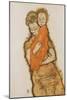 Mother and Child, 1914-Egon Schiele-Mounted Giclee Print