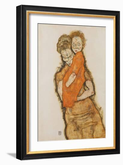 Mother and Child, 1914-Egon Schiele-Framed Giclee Print