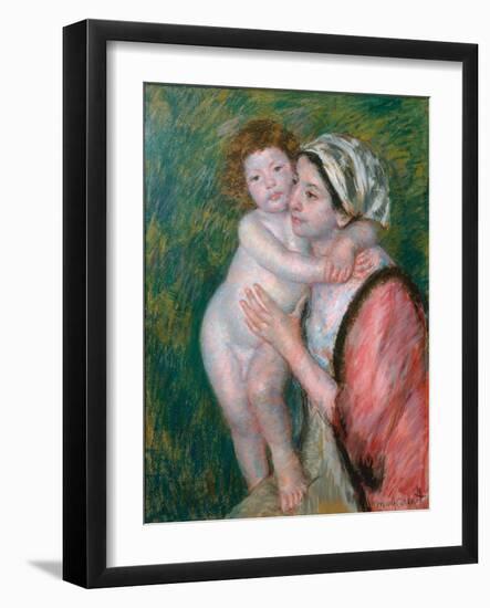 Mother and Child, 1914-Mary Stevenson Cassatt-Framed Giclee Print