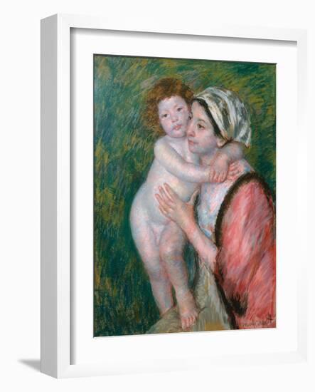 Mother and Child, 1914-Mary Stevenson Cassatt-Framed Giclee Print