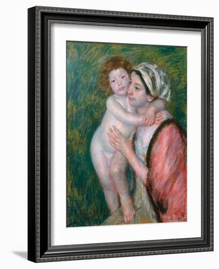 Mother and Child, 1914-Mary Stevenson Cassatt-Framed Giclee Print