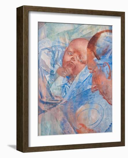 Mother and Child, 1922-Kuzma Sergeyevich Petrov-Vodkin-Framed Giclee Print