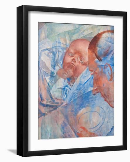 Mother and Child, 1922-Kuzma Sergeyevich Petrov-Vodkin-Framed Giclee Print