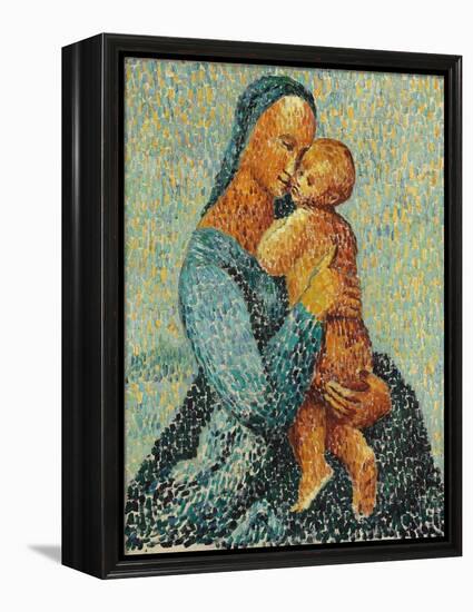 Mother and Child, 1924 (Oil on Canvas)-Christopher Wood-Framed Premier Image Canvas