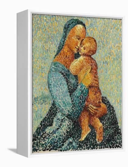 Mother and Child, 1924 (Oil on Canvas)-Christopher Wood-Framed Premier Image Canvas