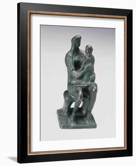 Mother and Child, 1943-Henry Moore-Framed Giclee Print