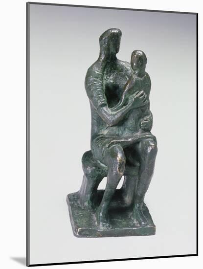 Mother and Child, 1943-Henry Moore-Mounted Giclee Print