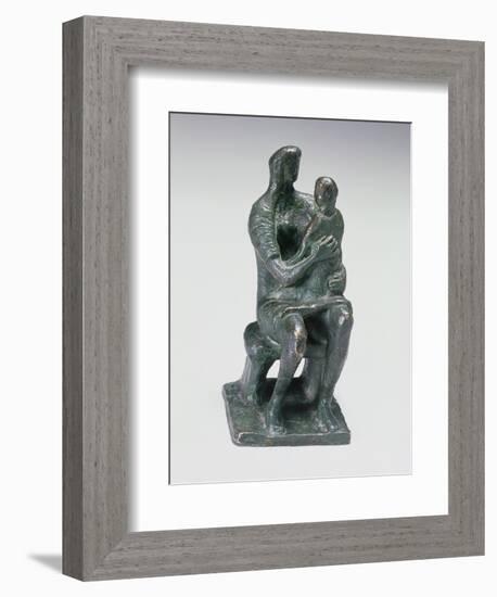 Mother and Child, 1943-Henry Moore-Framed Giclee Print