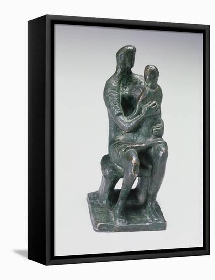 Mother and Child, 1943-Henry Moore-Framed Premier Image Canvas