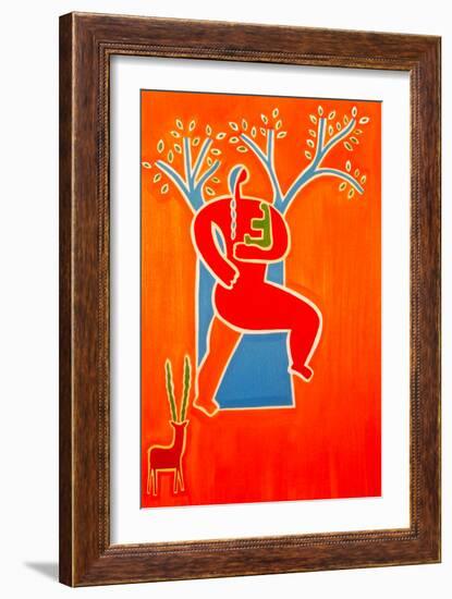 Mother and child, 2000 (oil on linen)-Cristina Rodriguez-Framed Giclee Print