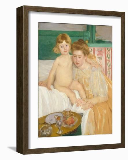 Mother and Child (Baby Getting Up from His Nap), c.1899-Mary Stevenson Cassatt-Framed Giclee Print