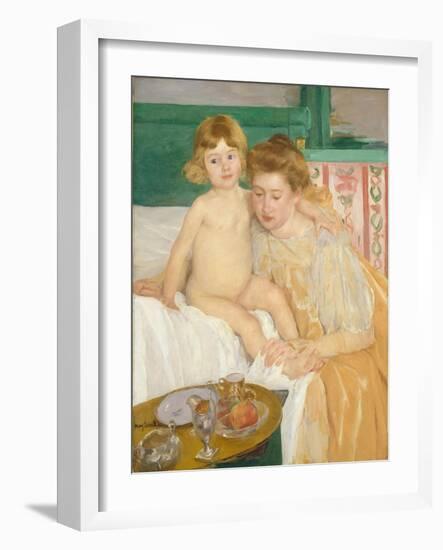 Mother and Child (Baby Getting Up from His Nap), c.1899-Mary Stevenson Cassatt-Framed Giclee Print