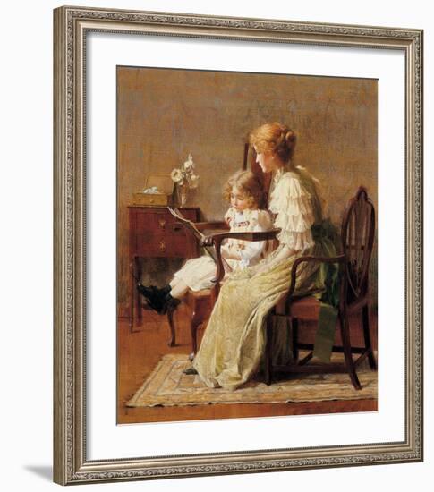 Mother and Child, c.1885-Francis Coates Jones-Framed Art Print