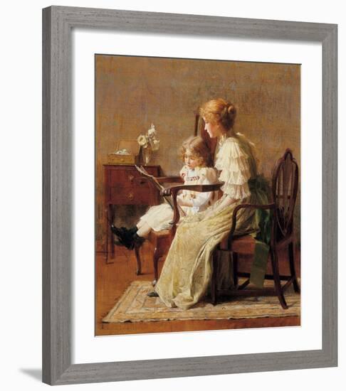 Mother and Child, c.1885-Francis Coates Jones-Framed Art Print