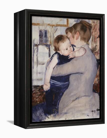 Mother and Child, C.1889-Mary Cassatt-Framed Premier Image Canvas