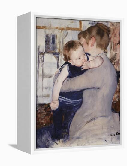 Mother and Child, C.1889-Mary Cassatt-Framed Premier Image Canvas