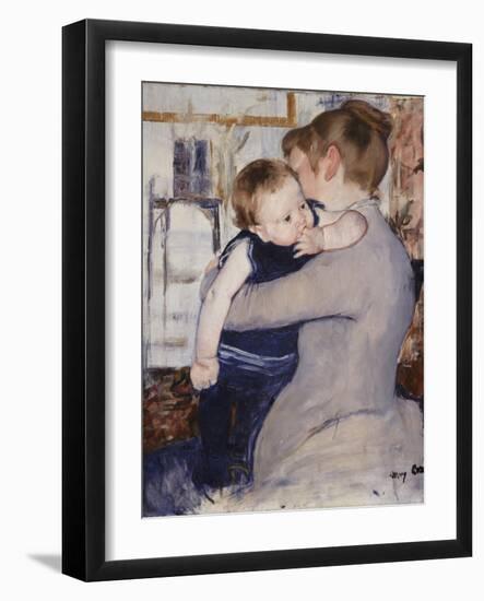 Mother and Child, C.1889-Mary Cassatt-Framed Giclee Print