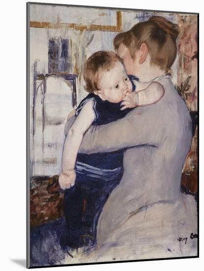 Mother and Child, C.1889-Mary Cassatt-Mounted Giclee Print