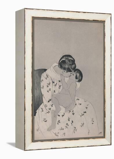 'Mother and Child', c.1890s, (1946)-Mary Cassatt-Framed Premier Image Canvas