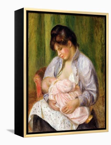 Mother and Child, C.1894-Pierre-Auguste Renoir-Framed Premier Image Canvas