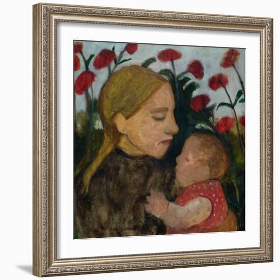 Mother and Child, c.1904-Paula Modersohn-Becker-Framed Giclee Print