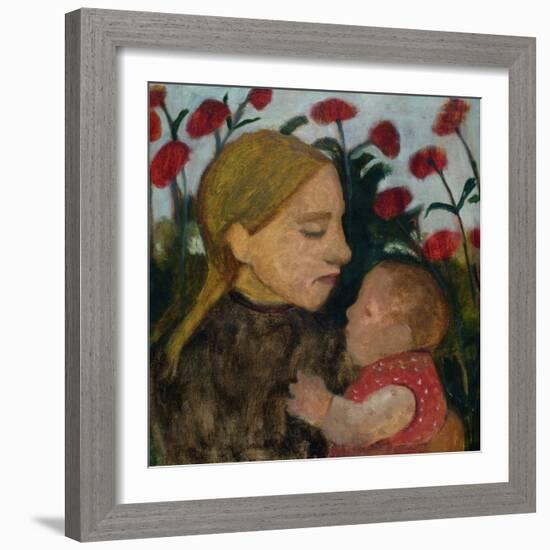 Mother and Child, c.1904-Paula Modersohn-Becker-Framed Giclee Print