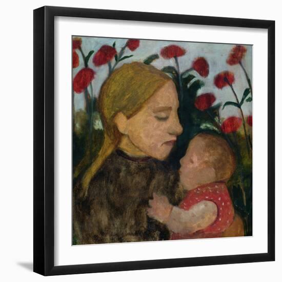 Mother and Child, c.1904-Paula Modersohn-Becker-Framed Giclee Print