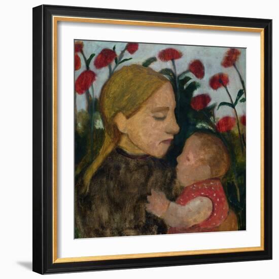 Mother and Child, c.1904-Paula Modersohn-Becker-Framed Giclee Print