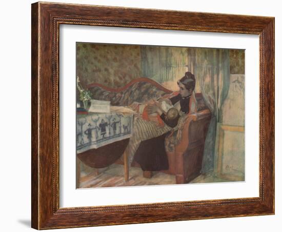 'Mother and Child', c1900.-Carl Larsson-Framed Giclee Print