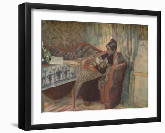 'Mother and Child', c1900.-Carl Larsson-Framed Giclee Print