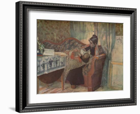 'Mother and Child', c1900.-Carl Larsson-Framed Giclee Print