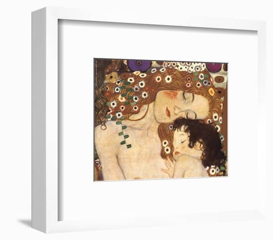 Mother and Child (detail from The Three Ages of Woman), c.1905-Gustav Klimt-Framed Art Print