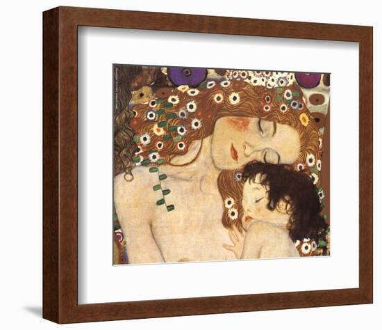 Mother and Child (detail from The Three Ages of Woman), c.1905-Gustav Klimt-Framed Art Print