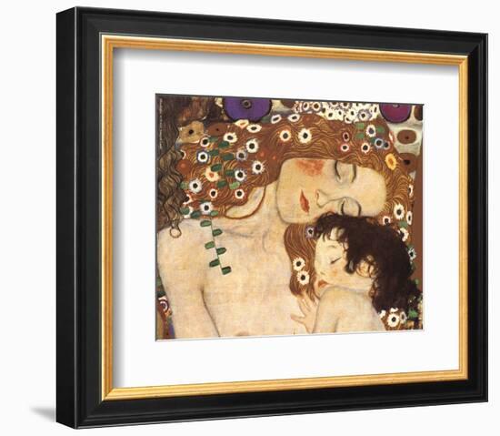 Mother and Child (detail from The Three Ages of Woman), c.1905-Gustav Klimt-Framed Art Print