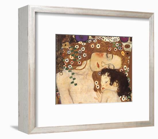 Mother and Child (detail from The Three Ages of Woman), c.1905-Gustav Klimt-Framed Art Print