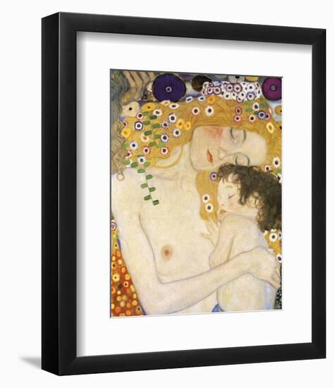 Mother and Child (detail from The Three Ages of Woman), c. 1905-Gustav Klimt-Framed Art Print