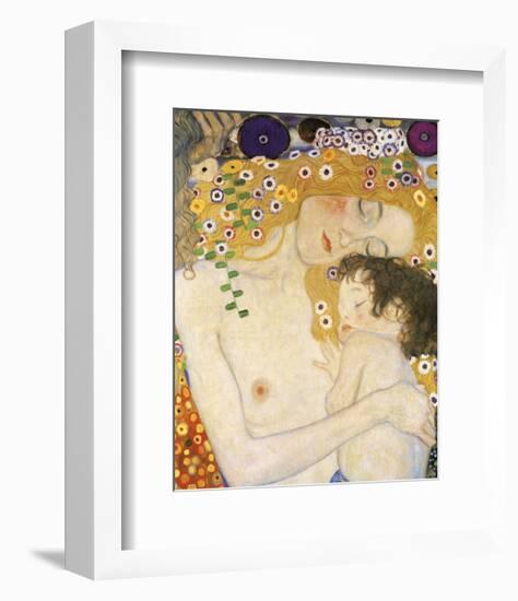 Mother and Child (detail from The Three Ages of Woman), c. 1905-Gustav Klimt-Framed Art Print