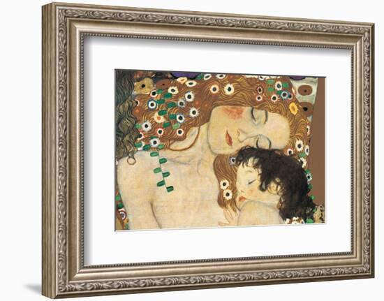 Mother and Child (detail from The Three Ages of Woman), c.1905-Gustav Klimt-Framed Art Print