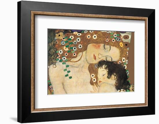 Mother and Child (detail from The Three Ages of Woman), c.1905-Gustav Klimt-Framed Art Print